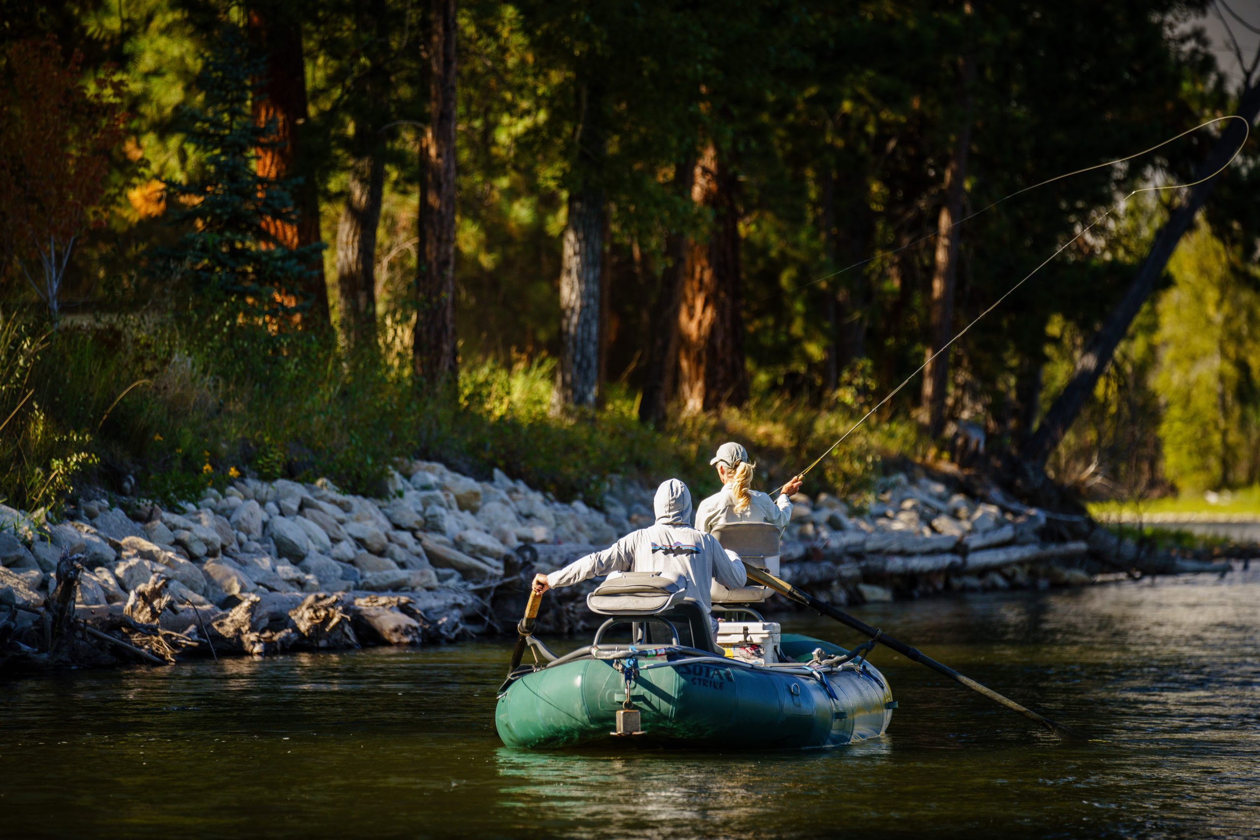 Montana — A Private Stretch Of River No Other Angler Touches That Day
